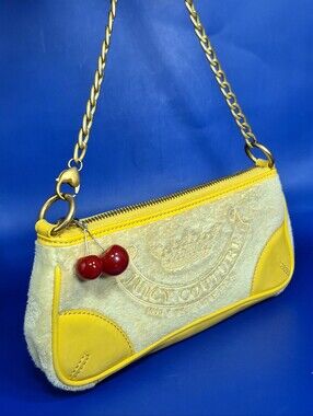 Authentic Vintage Juicy Couture Velour Baguette Shoulder Bag